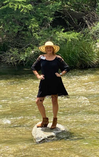 Michelle Standing in the River